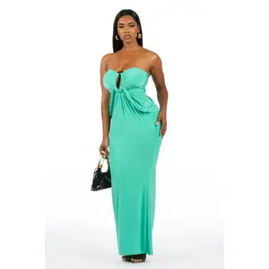 Hollywood Turquoise Maxi Dress