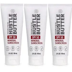 3PCS Hustle Butter Tattoo - Mineral Sunscreen Lotion, Water Resistant(3 oz)