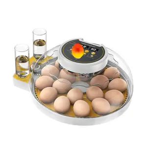 18-Egg Automatic Incubator with Egg Turning & Humidity Control for Chickens Ducks Geese Quails Pigeons & Turkeys Ideal for Families Science Classrooms Labs & Farms