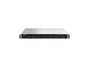 QNAP 1U 4-bay NAS/iSCSI IP-SAN, Intel Celeron N5105/N5095 4C/4T (up to 2.7GHz), 8GB DDR4 RAM, 2.5GbE LAN, 4K HDMI v1.4b, PCIe Expansion Slot, Redundant PSU