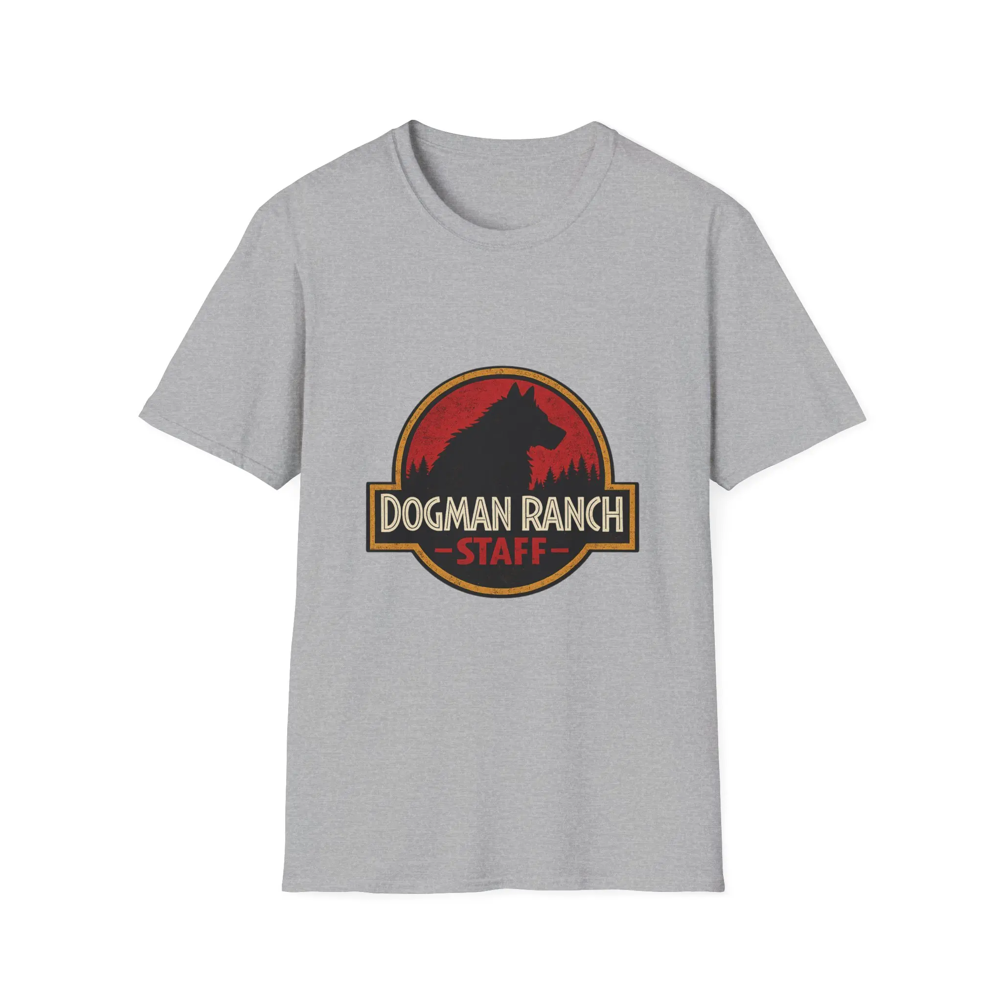 Dogman Ranch Staff T-Shirt | Dog Silhouette Logo Tee