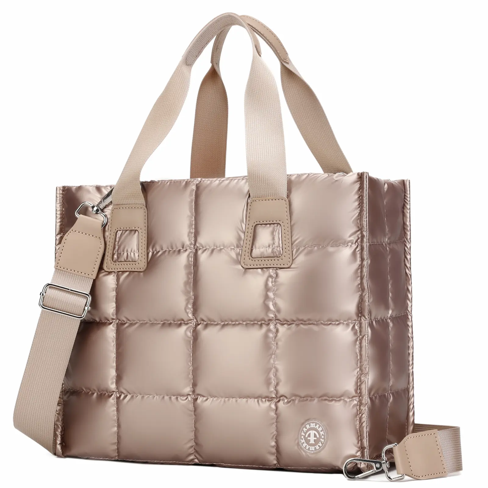 FARMARK for Women Lightweight Puffy Carry On Crossbody with  display picture 1