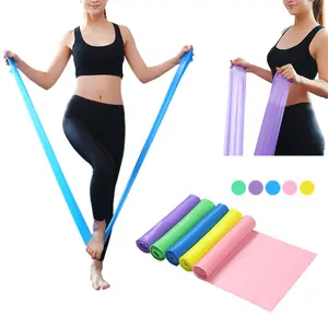Get Fit with Elastic Resistance Bands: Stretch Exercise Rubber Band for Strength Training, Gym, and Yoga -  Durable, Non-Slip, Latex-Free - For Fitness Enthusiasts, Athletes & Yoga Lovers - Great Gift for Workout Beginners