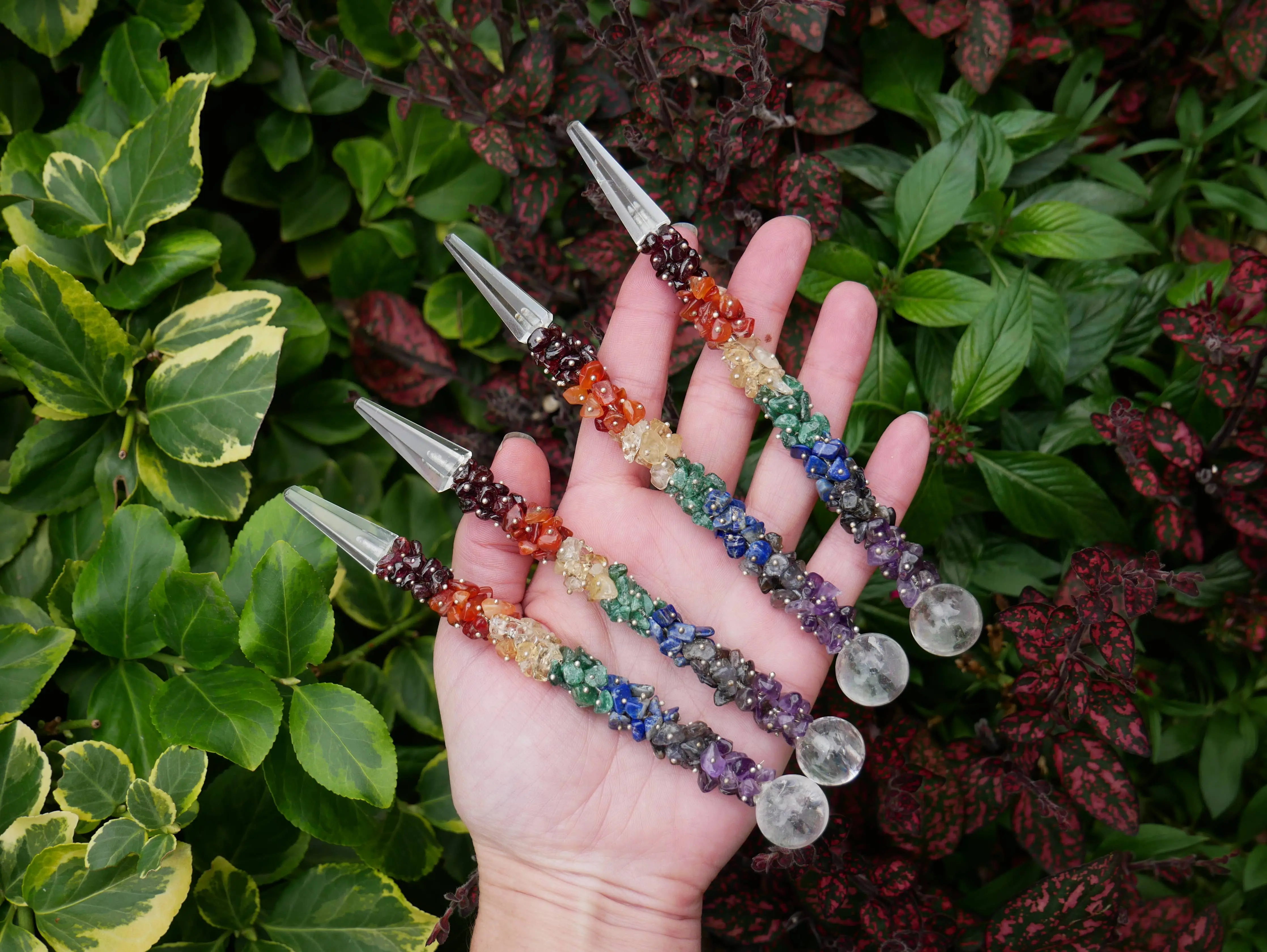 7 Chakra Crystal Wand 7 Chakra Crystal Wand