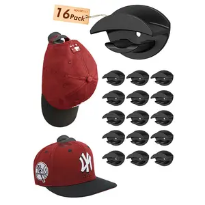 Multi-Piece Wall-Mounted Hat Hooks Storage, Strong Baseball Cap Display Rack, Suitable for Walls/gate/closet, No Drilling Installation