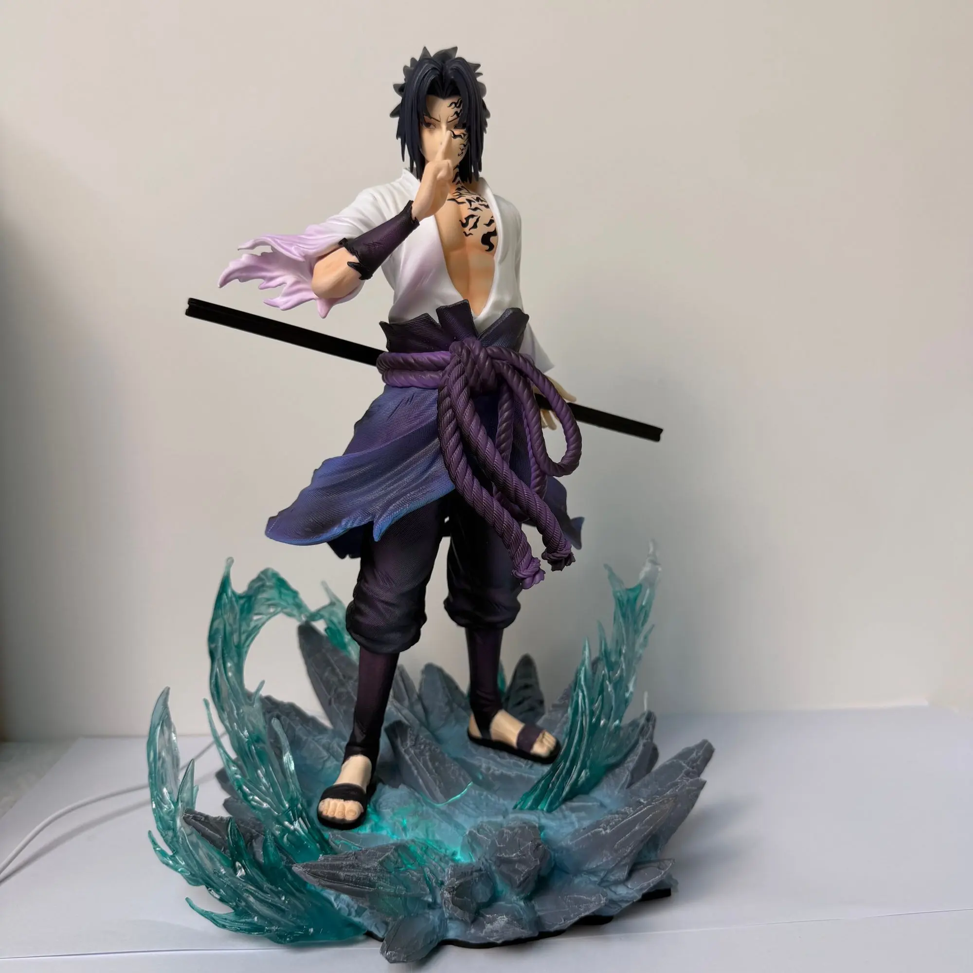 Anime Ink Shadow Ninja Figure Model, Collectible Anime Action Figure, Desktop Decoration, Perfect for Anime Fans and Collectors