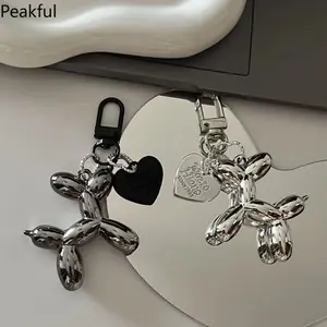 Jelly Cute Jelly Balloon Dog Keychain Pendant Cartoon Dog Chain Keychain - Lovely accessory jewelry gift for unisex keys
