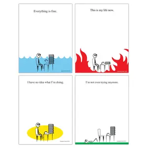 Funny Memo Pads 4-Pack