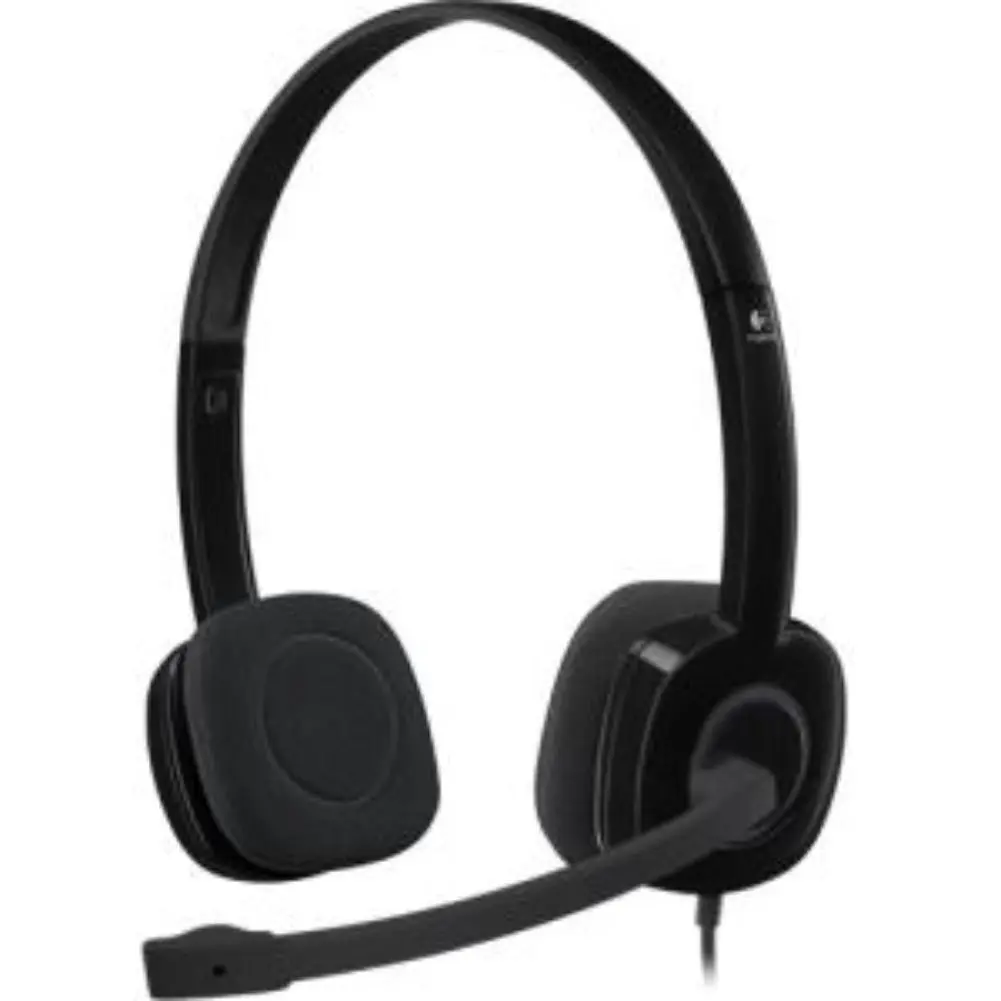 Logitech Lightweight Stereo Headphones H151 with Adjustable Headset