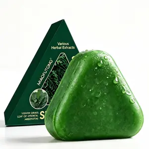 【Mother's Day gift】Herbal DHT Blocker Shampoo Bar 120g with Ginseng Polygonum Multiflorum Ginger Rosemary & Coconut Oil for Deep Cleansing and Root Strength - Haircare, Strengthens Roots Reduces
