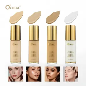 4 Shades Coverage Foundation Concealer,Waterproof Smooth Matte Flawless Finish Creamy Concealer Foundation for Eye Dark Circles Spot Face Concealer Makeup