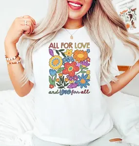 All For Love Love For All Shirt, LGBTQ Shirt, Pride Shirt, LGBTQ Pride Shirt, Pride Love Shirt, LGBTQ Pride Shirt, Gift For Pride