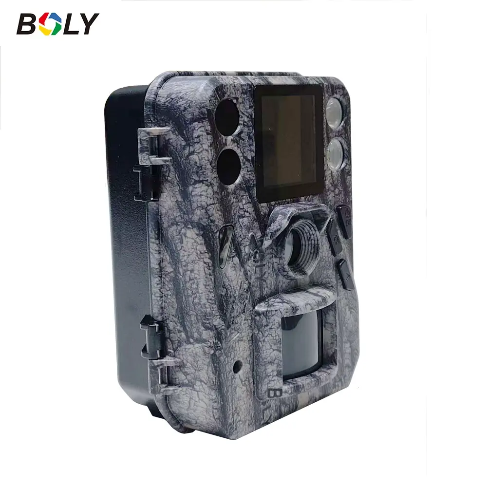 BolyGuard Trail Camera SG520-Plus 4K 37MP Dual Flash Black IRs & White LEDs IP68 Night Vision for Hunting Wildlife Outdoor
