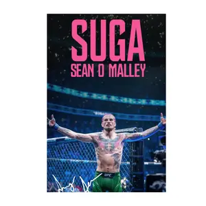 Sean O Malley Poster, Suga UFC Poster, American Poster, Poster Ideas, Motivational Posters, UFC Fighter Poster, Wall Decor, MMA Poster