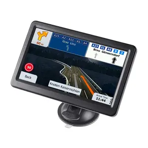 VEVOR GPS Navigator for Car, 7 inch Touch Screen 16GB GPS Navigation System with Lifetime Map Updates, Voice Turn-by-Turn Guidance, Speed and Red Light Warning, Custom Truck Routing, for Car Truck RV