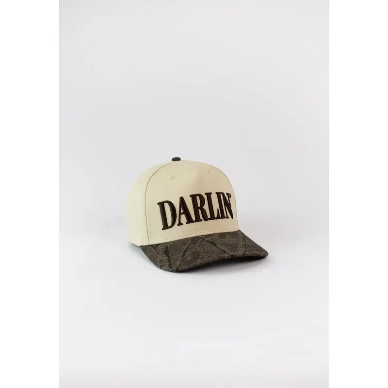 NWT DARLIN Cream and Black EMBROIDERED Hat DARLIN main image 3