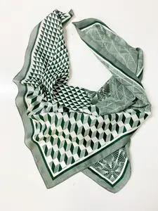 Multi Square Silky Bandana