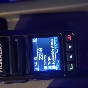 TIDRADIO TD-M15 Global POC Radio with 1 Year SIM Card Walkie Talkie Long Range 4G Network 2 Way Radio 5000 KM for Hiking and Camping 3000mAh Battery Clear Audio 4G Signal