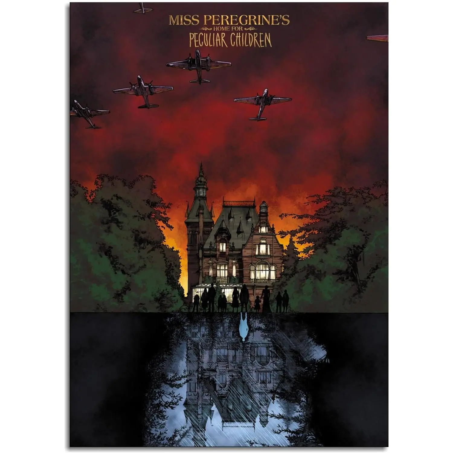 Miss Peregrine's Home For Peculiar Children Poster Wall Art Fantasy Adventure Canvas Prints Classic Movies Poster For Home Office Cinema Decorations
