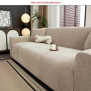 Full Cover Sofa Protector, Universal Multi-Seat Sofa Cover, Durable Elastic Band Design, Reusable All-Season Home Decor