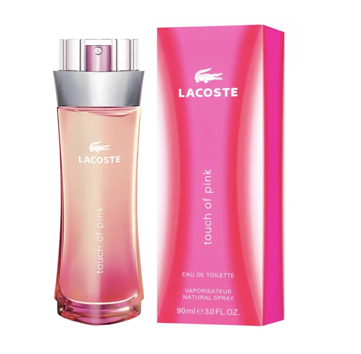 Touch Of Pink by Lacoste 3oz Eau De Toilette for Women Touch Of Pink by Lacoste 3oz Eau De Toilette for Women