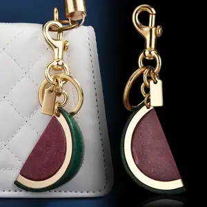 New Watermelon Pendant Keychain Bag Pendant Women's Bag Accessories Exquisite Car Keychain Cross-border Wholesale Pendant custumes tiny  trinkets