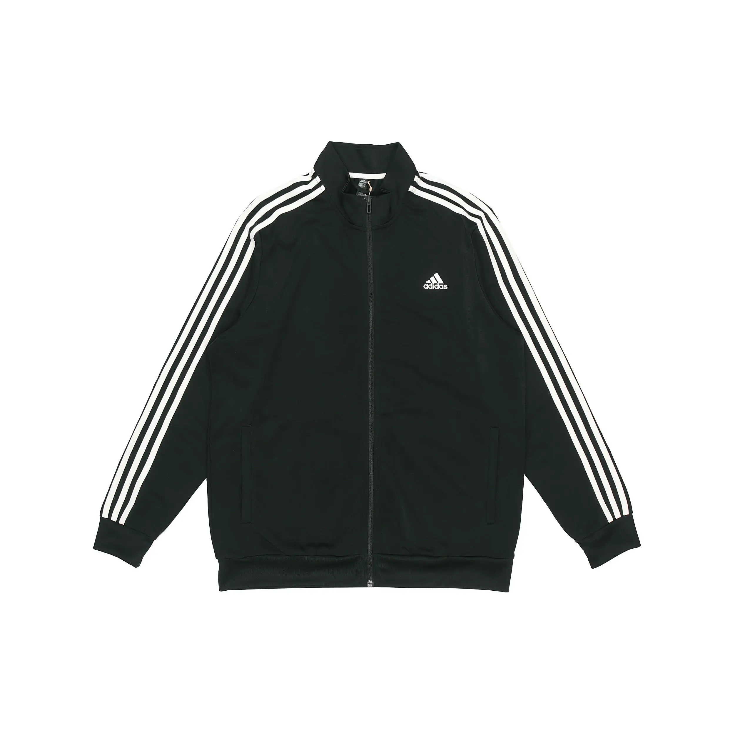 Adidas Free Shipping With AdiClub Essentials Warm Up 3 Stripes Track Jacket Men's Black Sneakers H46099