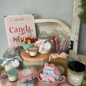 Candy Shop Scented Wax Melts – Sweet Cotton Candy & Bubblegum Fragrance
