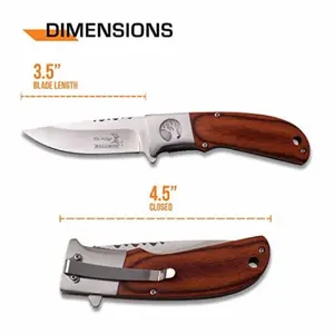 Elk Ridge - Outdoors Spring Assisted Folding Knife - 3.5-in