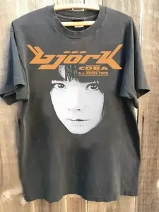 Bjork Graphic 90S Retro Classic Style  Unisex Tshirt
