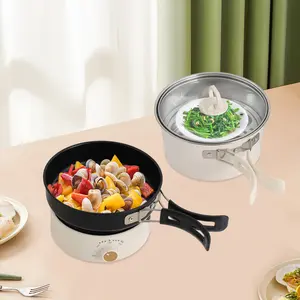 Portable Dual Pot Electric Hot Pot With 8 Temperature Settings For Singles Couples