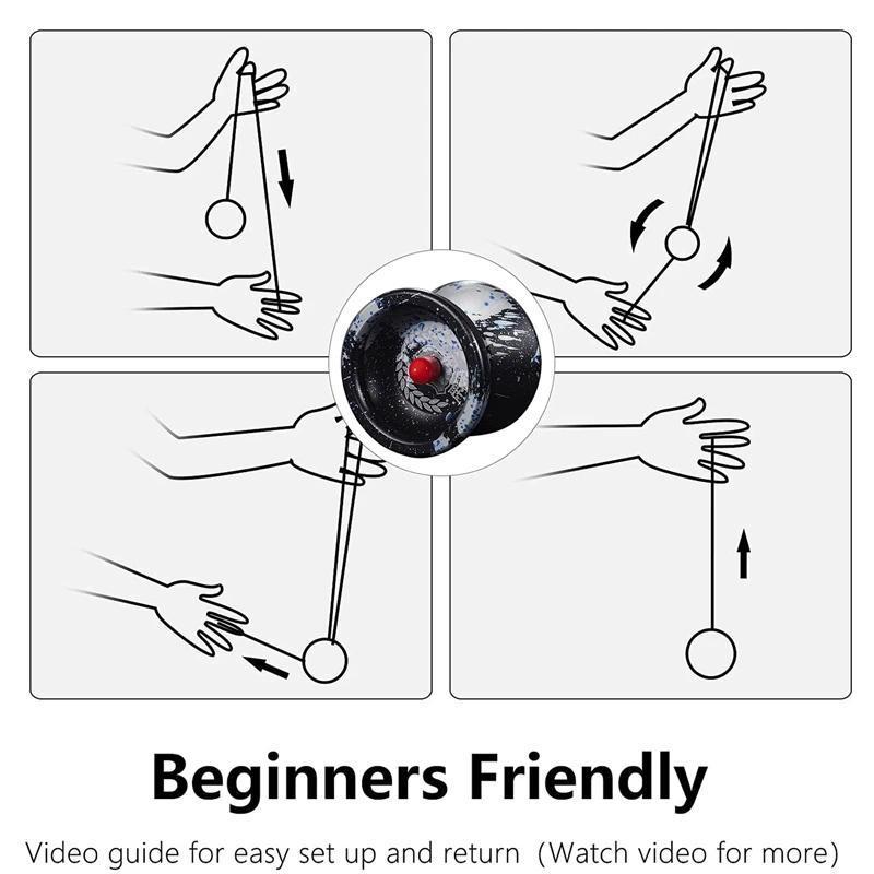 Competition Edition Magic Yoyo Aluminum Alloy Professional yo-yo Best Unresponsive Metal Yoyo Classic Toys for Kid Yo yo Factory Competition Edition Magic Yoyo Aluminum Alloy Professional yo-yo Best Unresponsive Metal Yoyo Classic Toys for Kid Yo yo Factory