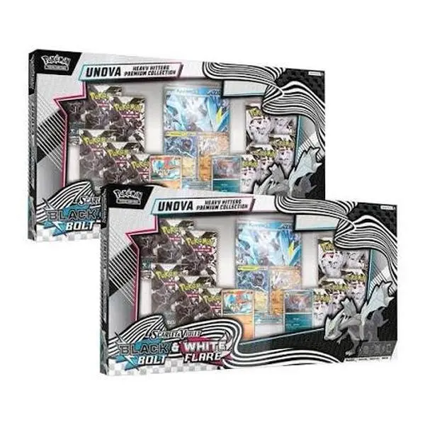 Unova Heavy Hitters Premium Collection Black Bolt & White Flare