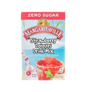 Zero Sugar Margaritaville Strawberry Daiquiri Drink Mix- 1 box 6 Single mix to Go