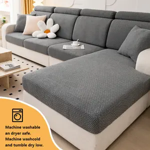 1pc Sofa Cover Elastic Washable Pet Friendly Soft Furniture Protector, All-Season Universal Fit, Multiple Colors Available, Sofa Couch Covers