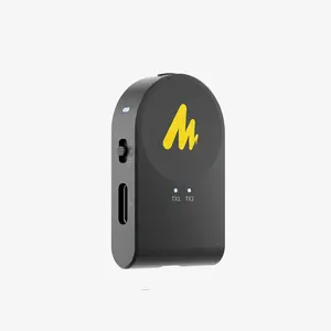 Portable Exclusive Camera Receiver Only For Maono PD200W wireless Microphone, widely compatible with Camera For two person podcast.