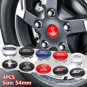Ford Car Specific 54mm Central Wheel Cover HUB Cap, Fits Focus Mk2/mk3/fiesta/mustang/st Tire Identifier Decoration Accessory, Wheels Lid