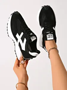 Women's Mesh Patchwork Agony Shoes, Breathable Retro Casual Sports Shoes, Multiple Colors Available, Comfortable and Stylish Footwear