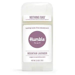 Humble Brands Always Alumium Free Vegan & Sensitive Skin Mountain Lavender Deodorant 2.5oz