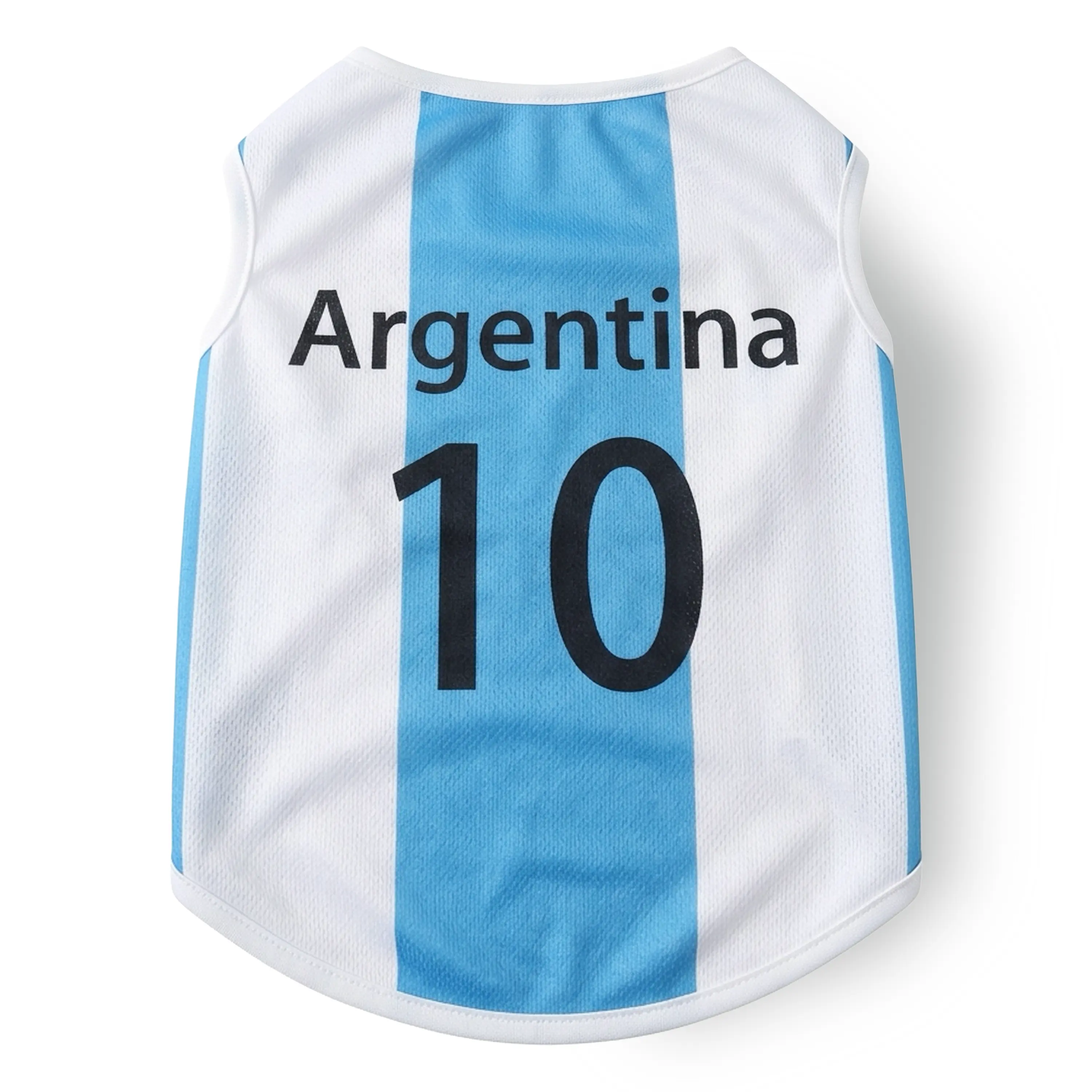 Patriotic Pet Soccer Jersey for Dogs Cats - Breathable Mesh Team Color Vest, Lightweight Sports Shirt for Small Medium Large Breeds SY39