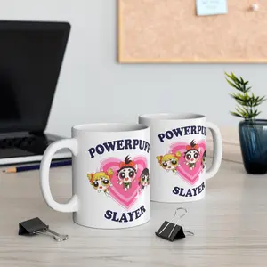 P0werpvff Slayer Mugs, Dem0nSlay3r Coffee Accent, Kamakobo (tanjiro, zenitsu, inosuke) Anime Fan Merch, Funny Kimetsuno Yaiba Anime Coffee Cups Gift for Fans