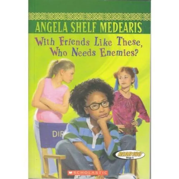 Used Literature Book - "With Friends Like These, Who Needs Enemies?" (Lexile 540, Level 3) by Angela Shelf Medearis, Paperback Book, Reading Materials