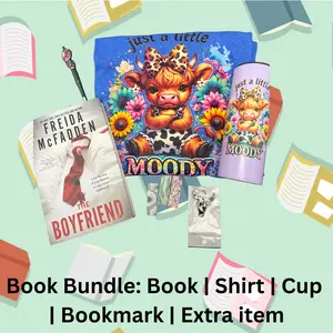 Book bundle (Book, T-shirt unisex fit, Cup 20 Oz tumbler Plus an extra varying item)