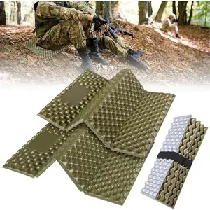 2 Pcs Waterproof Foldable Hunting Mat-Lightweight Foam Hunting Sitting Pads-Portable Hiking Sitting Seat Cushion with Straps for Outdoor Hunting Camping Tree Stand Accessories