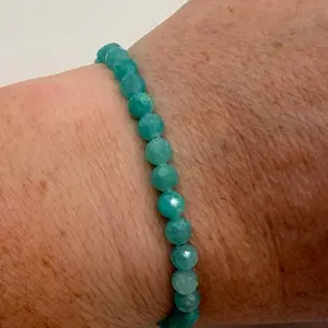 Faceted Amazonite Bracelet
