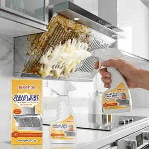 Powerful Kitchen Degreaser Spray Multi-Purpose Cleaner for Stove Oven Range Hood Sink Countertops and Household Surfaces