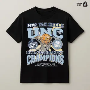 Vintage 1993 UNC Tar Heels NCAA Champions T-Shirt – North Carolina Basketball Championship Tee