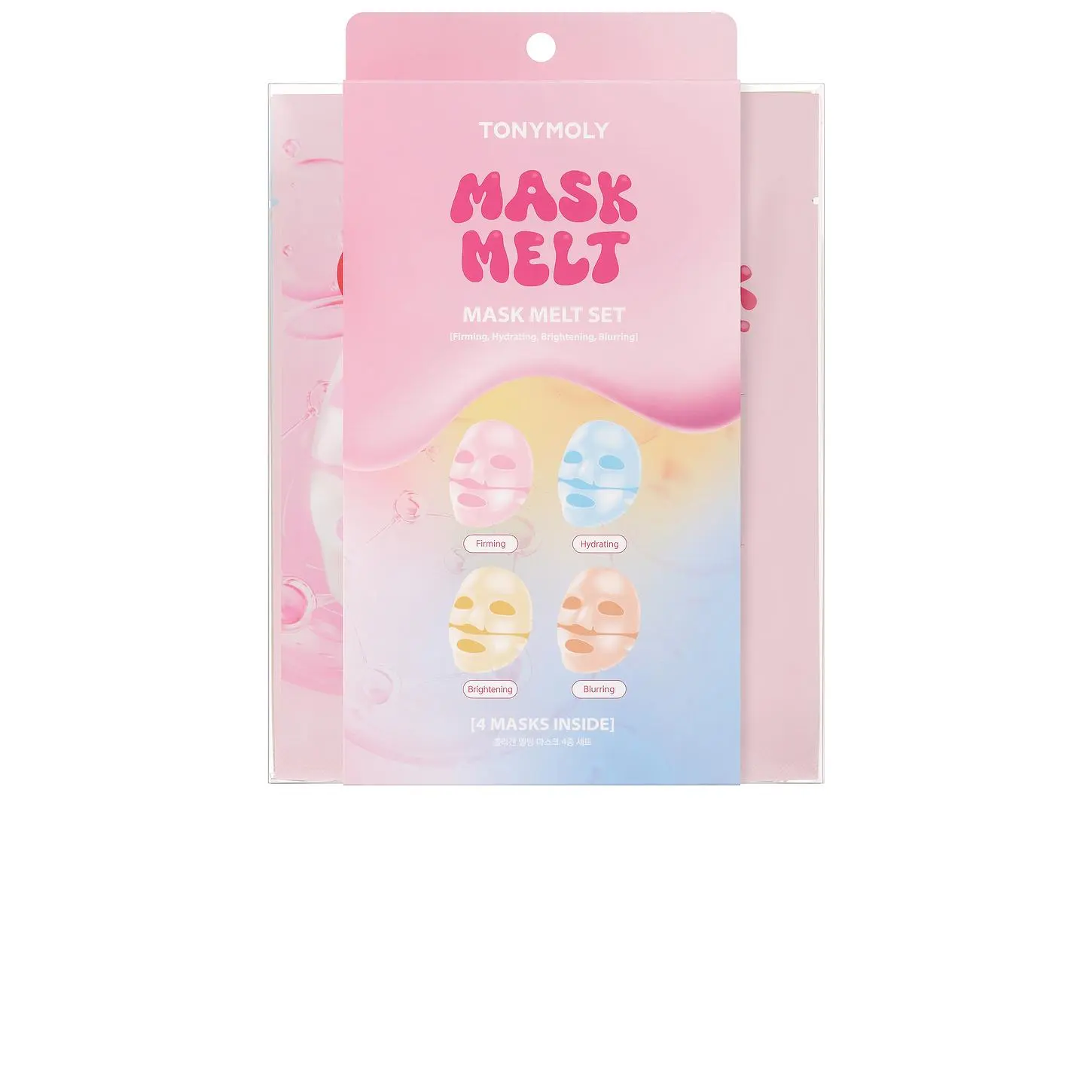 TONYMOLY Mask Melt Firming Overnight Hydrogel Mask 4pc.