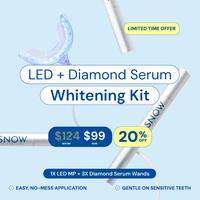 LED + 3X Diamond Serum Whitening Kit