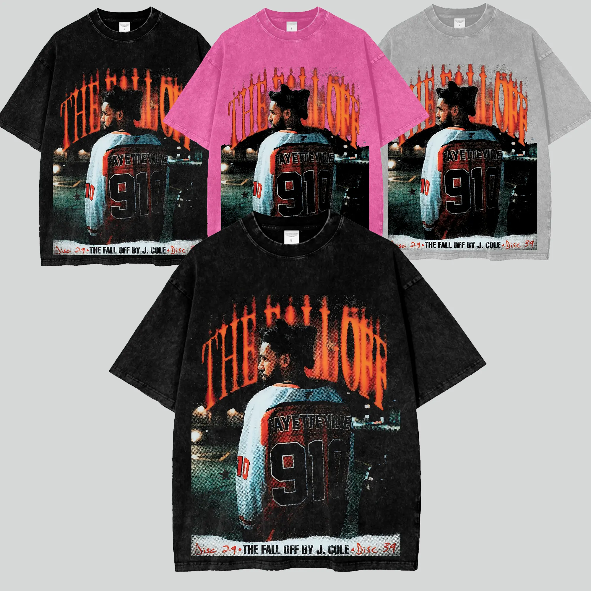 J. Cole - The Fall-Off 2026 Graphic High-quality, Soft Washed 